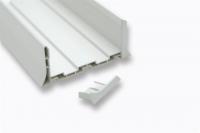 Eindstuk voor plintvormige u-profiel  (5x links + rechts)