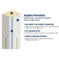 Epta Misa 100mm geïsoleerde hoekbalk 2400mm (4 stuks)