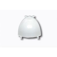 Schelpen voor afgeronde hoeken in aluminium (4 stuks).